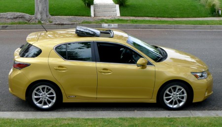 Side view of Lexus CT 200h
