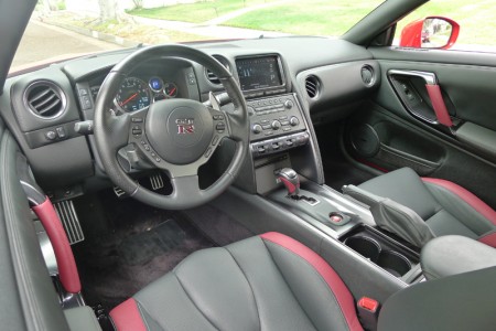 Interior of Nissan GT-R Black Edition