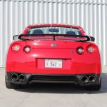 Rear view of Nissan GT-R Black Edition