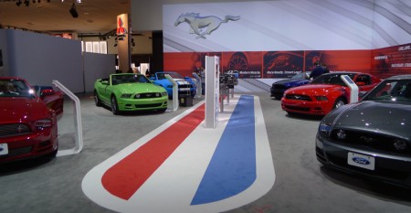 Ford Mustang Stable at the 2012 LA Auto Show