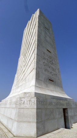 Monument at the Wright Brothers National Memorial, Kitty Hawk