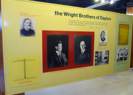 Panel dedicated to the Wright Brothers at Wright Brothers National Memorial