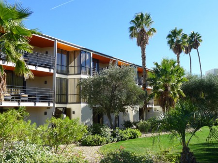 One of Eight Buildings at the Riviera Palm Springs Hotel