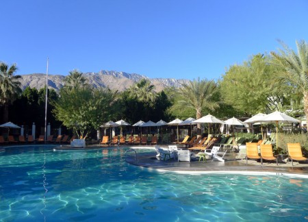 Poolside at the Riviera Palm Springs Hotel