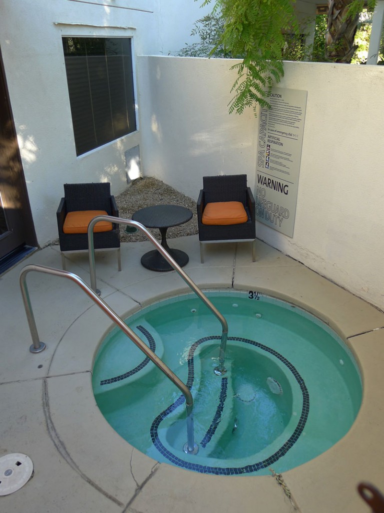 Private Hot Tub Suite at the Riviera Palm Springs Hotel Alain Gayot