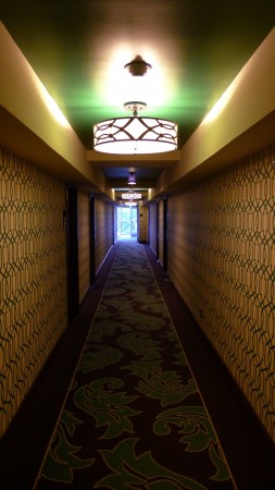 Typical Hallway at the Riviera Palm Springs Hotel