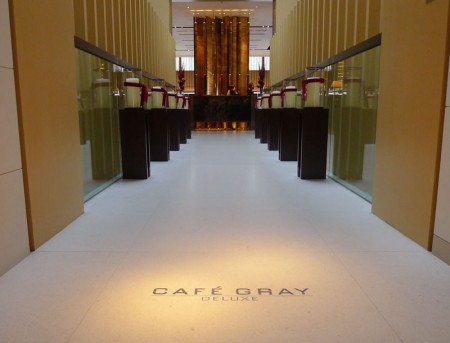 Entryway to Cafe Gray at The Upper House, Hong Kong