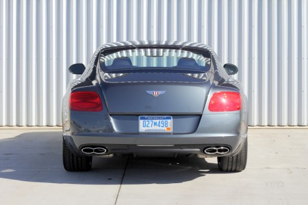 Rear view of the Bentley Continental GT V8