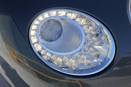 Headlight of the Bentley Continental GT V8