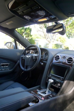 Interior of the Bentley Continental GT V8
