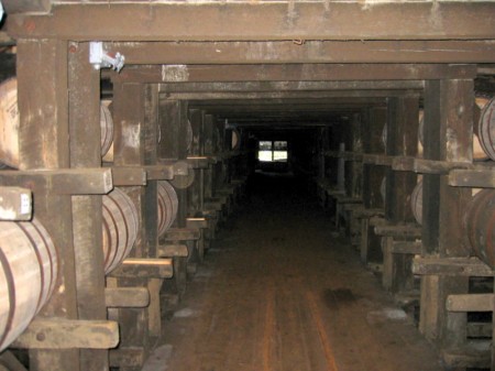 Can you see the angel's share in this Barrel Storage?