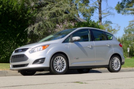 Three-quarter Front View of the Ford C-MAX Energi, Our March 2013 Car of the Month