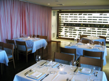 Dining room of JRDN Surf: Sky: Spirit Restaurant at Tower23 Hotel in San Diego, CA