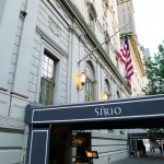 The entrance to Sirio Ristorante located at The Pierre hotel in New York City