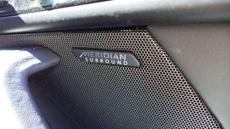 Meridian speakers in the Jaguar F-Type S