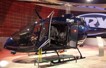 the new textron bell jet ranger x 505 light helicopter