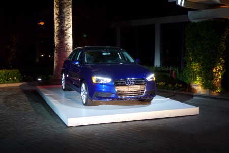 Audi A3 Sedan night display