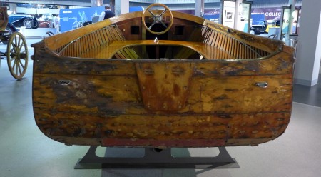 bugatti design wooden boat