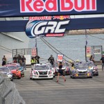 Ready, set, go! Racers rev their engines at the Red Bull Global Rallycross event