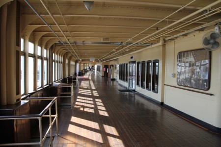 Walk the decks of the historic ship, The Queen Mary