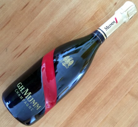 maison mumm has a new champagne bottle