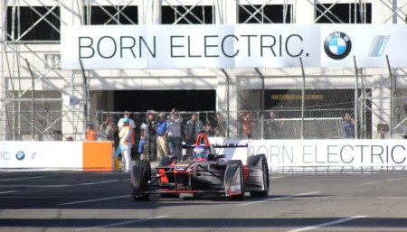 Venturi VM200-FE-01 car # at 2016 Long Beach ePrix